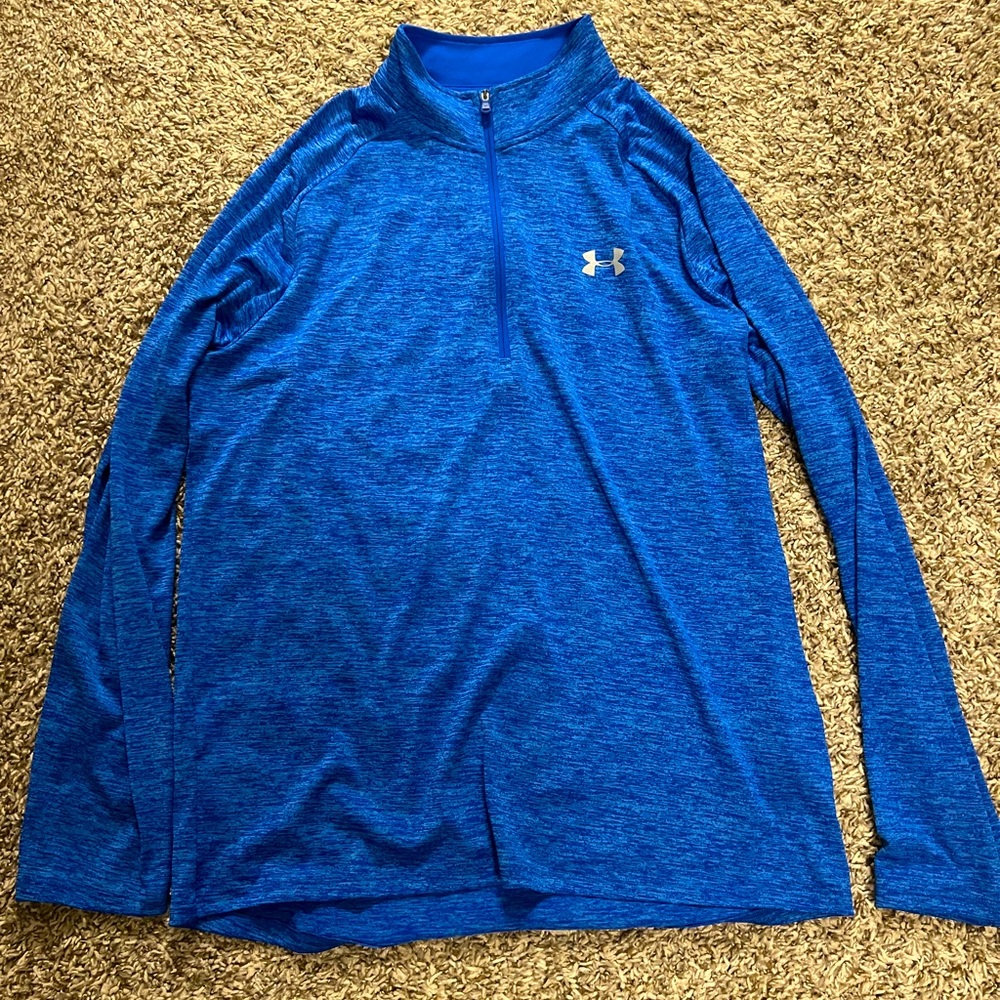 Men’s Under Armor Zip Up Size L. Excellent Condition.